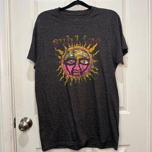 Sublime Graphic Men's T-Shirt - Charcoal Sz XL